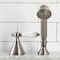Kingston Brass KSK2368PLTR Transfer Valve Set for Roman Tub Faucet, Brushed Nickel KSK2368PLTR - alternate 6